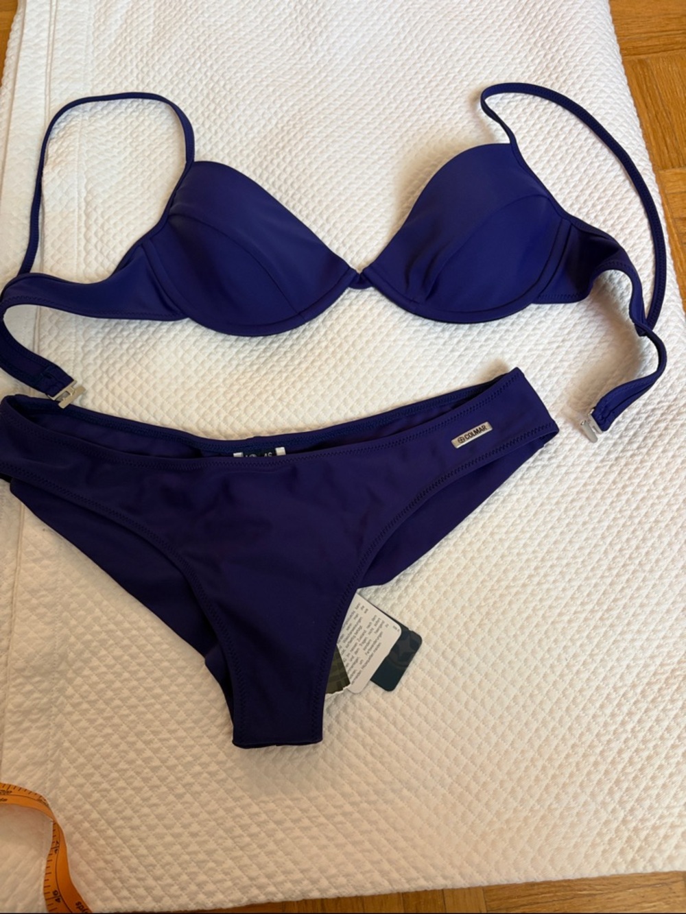 Colmar Women's Navy Purple Two-Piece Bikini Swim Set